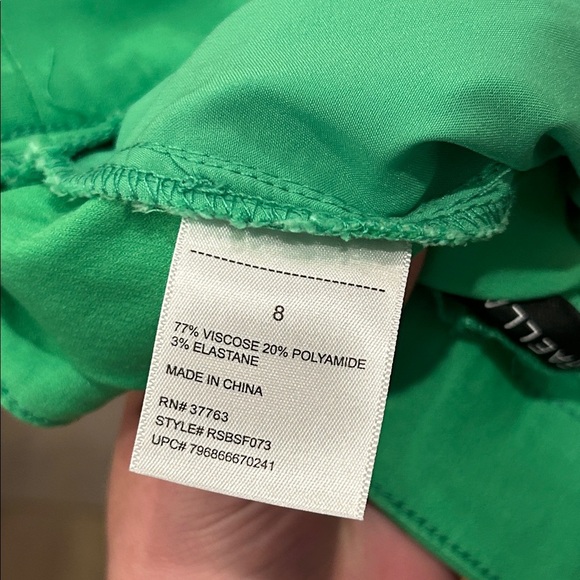 Bundle of 3 Cropped Pants Stretch 2 Chicos 1 Rafaella Pink, Green, Orange Size 8 - Picture 14 of 15